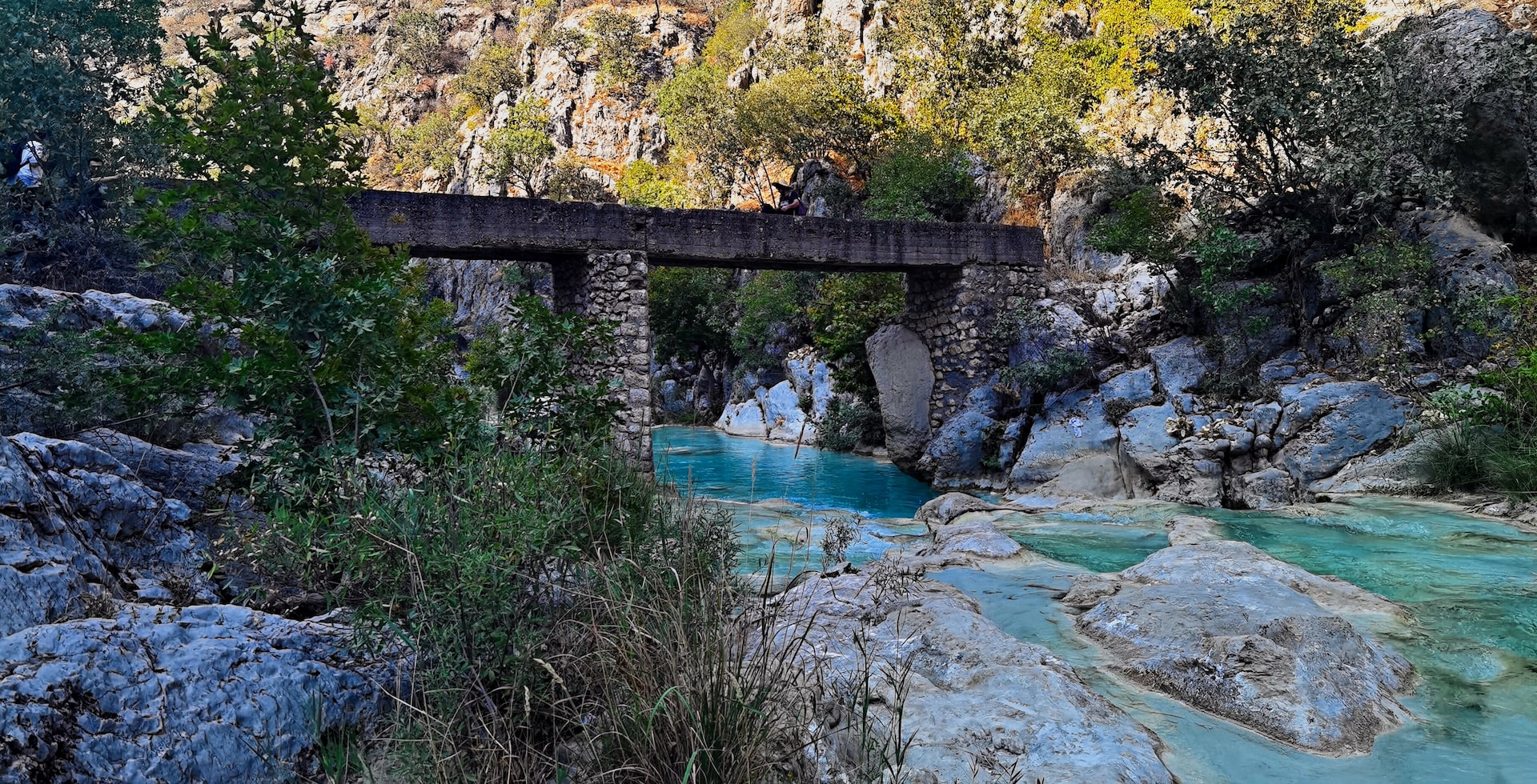 A bridge on a river, Diraluk, Iraq